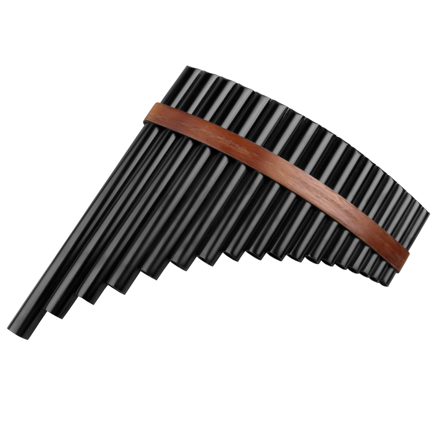 Musical Instrument Pipe - 18 Tüplü BrownPan Flüt F Anahtarı
