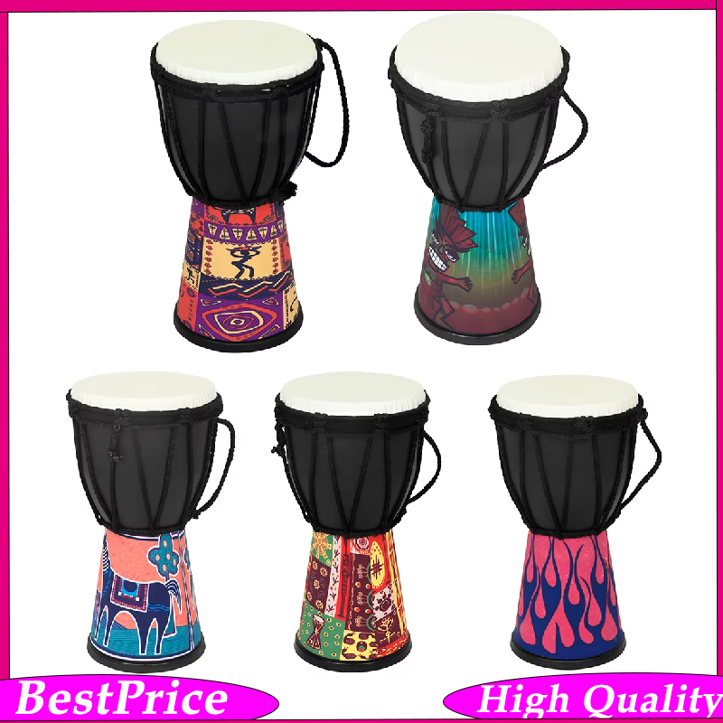 Djembe Hand Drum - 4 İnç Afrika El Davulu –