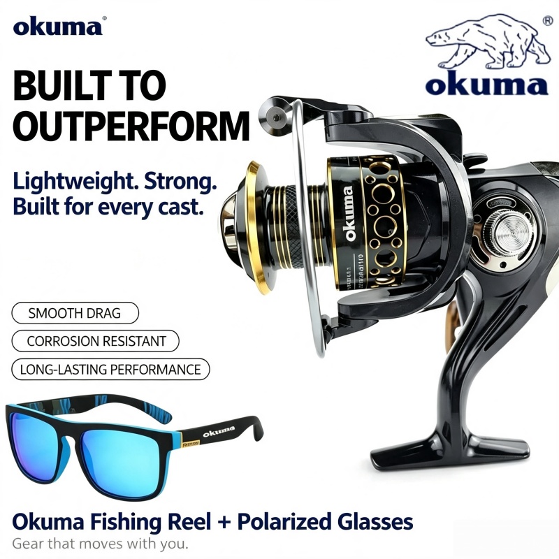 Djembe Hand Drum - OKUMA-Spinning Reel, MetalUltra Hafif Balıkçılık Makarası,