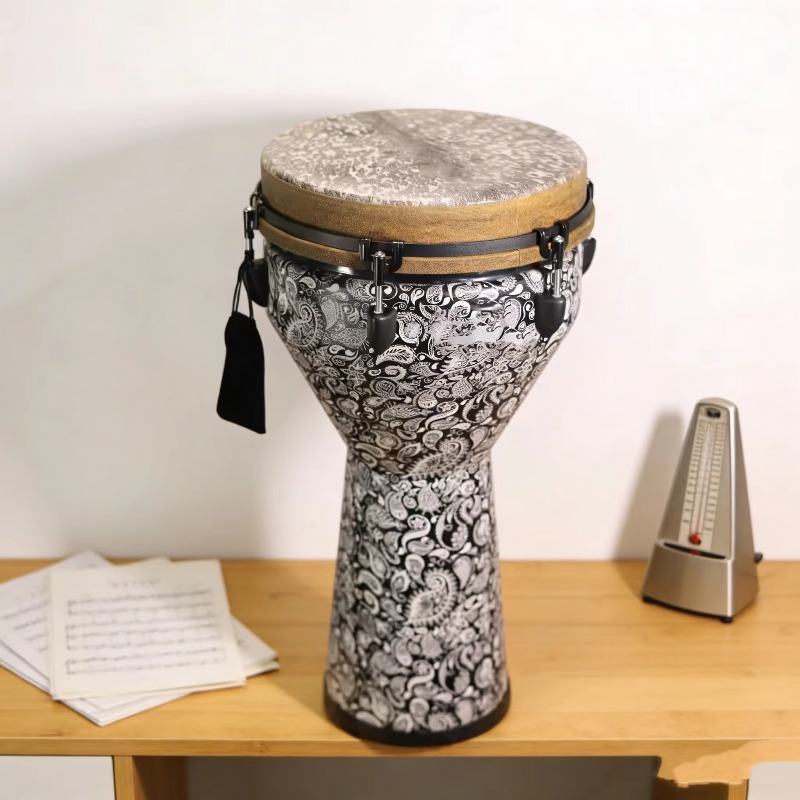 Djembe Hand Drum - 12 inç Çevre Dostu Ahşap Djembe