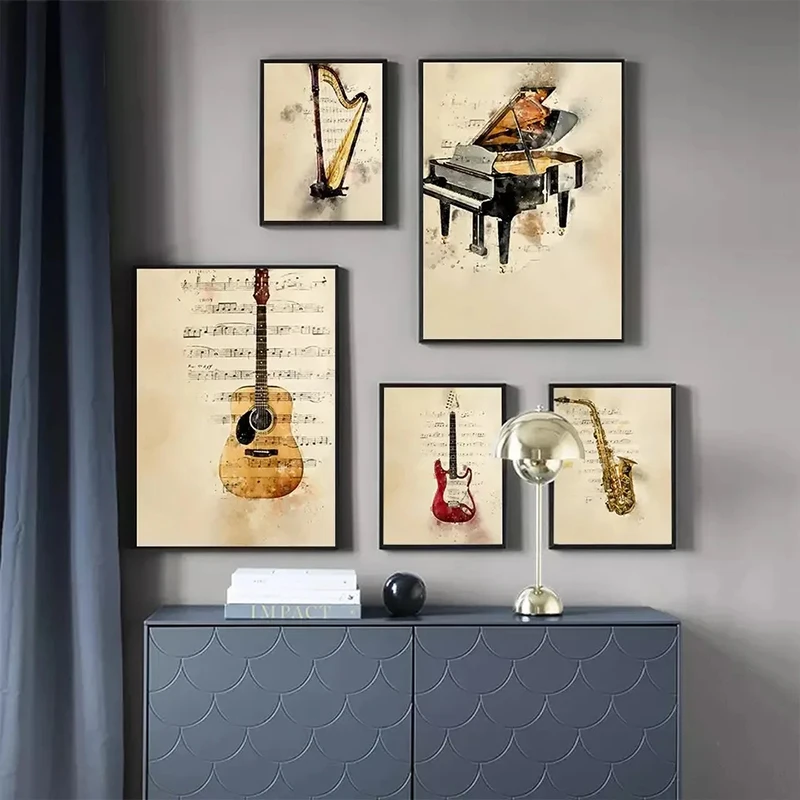 Müzik Aleti Piyano Gitar Vinta - Picture Of Musical Instrument incelemesi ve fiyatı