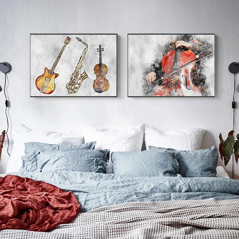 1 adet çerçevesiz müzik enstrü - Picture Of Musical Instrument incelemesi ve fiyatı