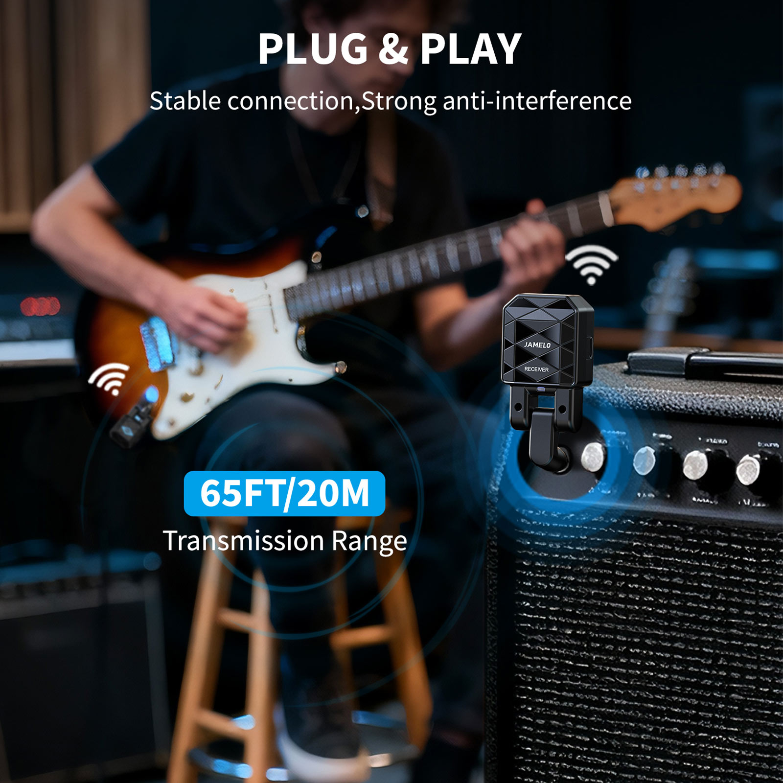 Jamelo Kablosuz Gitar Sistemi  - Musical Instrument Amplifier incelemesi ve fiyatı