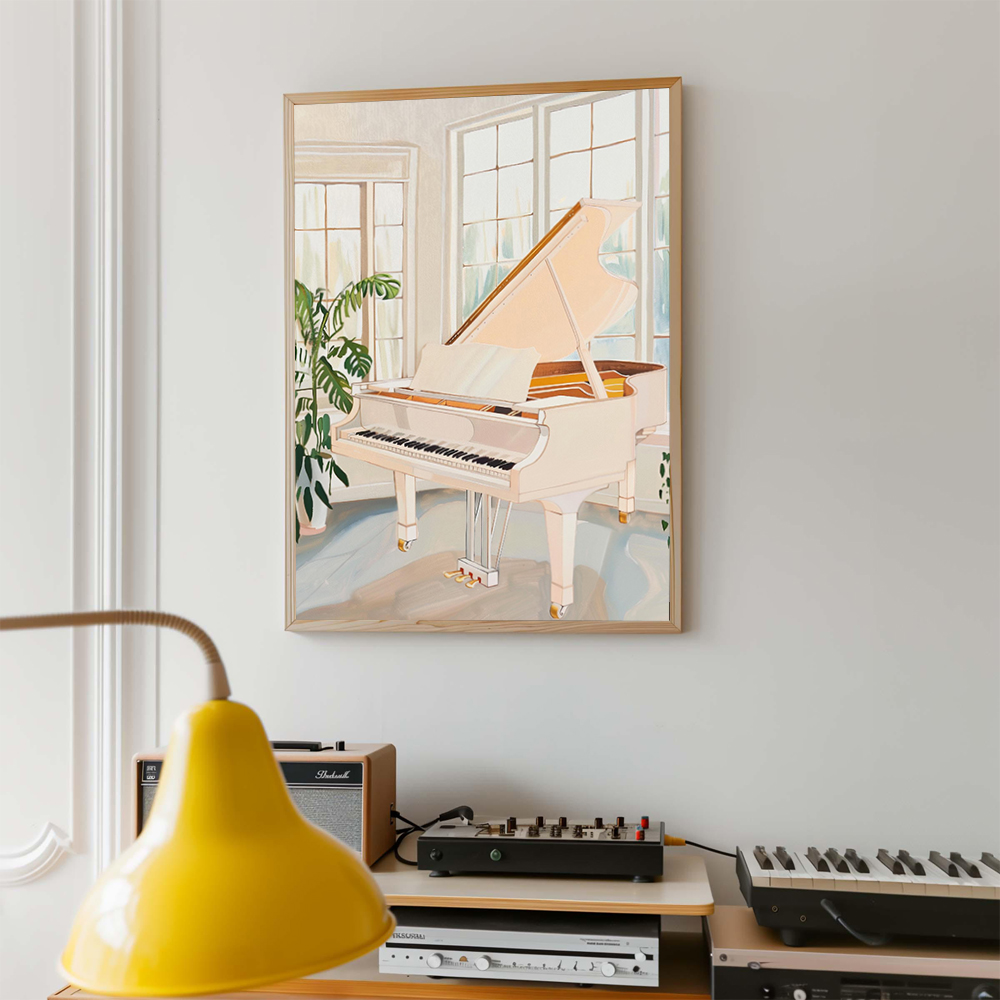 Retro Müzik Sanatı Posteri Pla - Picture Of Musical Instrument incelemesi ve fiyatı