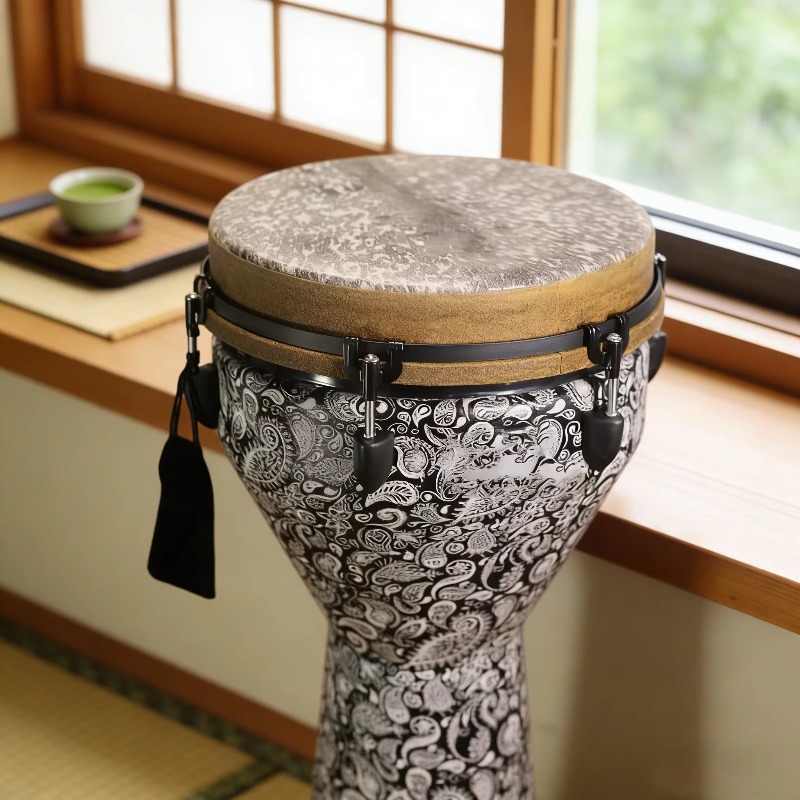12 inç Çevre Dostu Ahşap Djemb - Djembe Hand Drum incelemesi ve fiyatı